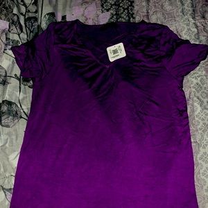 Pretty Purple Silk Shirt